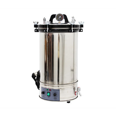Laboratuvar 8 Litre Dikey Buhar Sterilizatörü Otoklav Yüksek Basınç